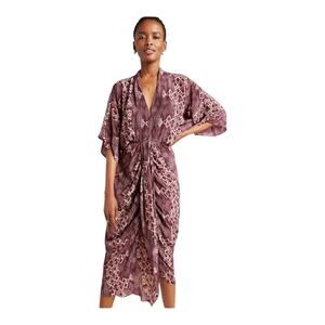 Anthropologie Rinku Mischa Dolman Dress Women 4 Pink